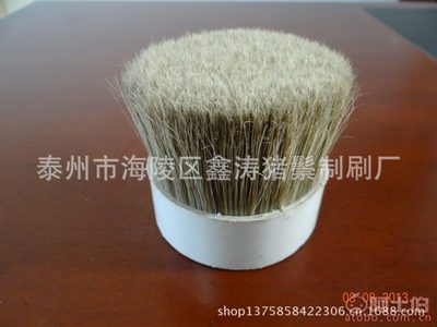 磨尖絲產品解析 走進泰州市海陵區鑫濤豬鬃制刷廠的制刷工藝